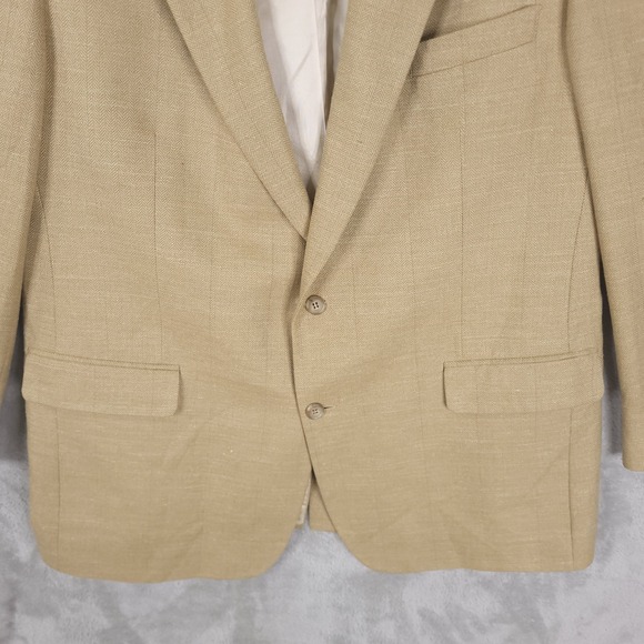 Brooks Brothers blazer jacket 46 L vintage union made Brown wool Blend - Picture 5 of 16